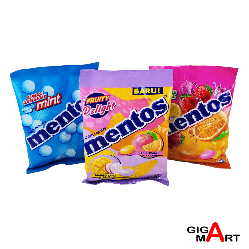 

Mentos Permen Chewy Dragees Zak Netto 135 gr