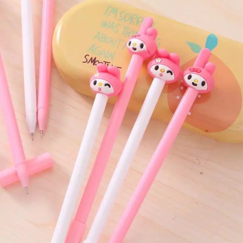 

RADEYA Pena Tinta Gel Pulpen Lucu Karakter 3d Kartun Melody Pink Alat Tulis Murah