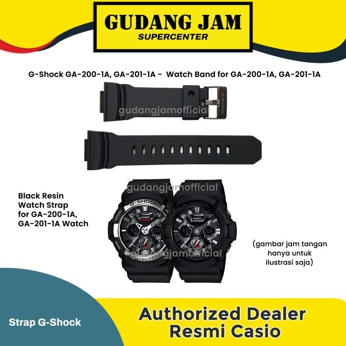 Tali Strap G-Shock GA-200-1A GA-200 GA200 GA-201 GA201 Original