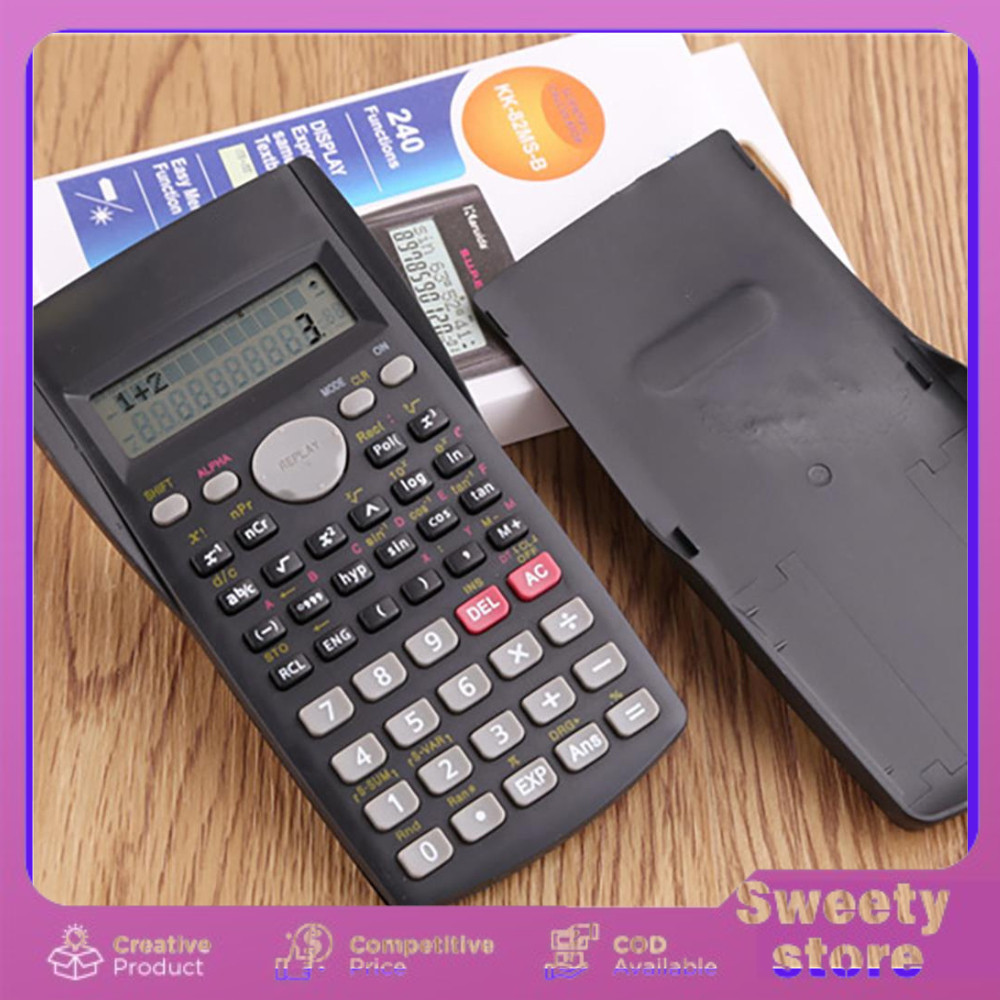 

Sweety Store Indonesia-DEXIN Kalkulator Elektronik Scientific Calculator - KK-82MS Kalkulator Alat Hitung Kalkulator Ilmiah 240, Kalkulator Fungsi-COD