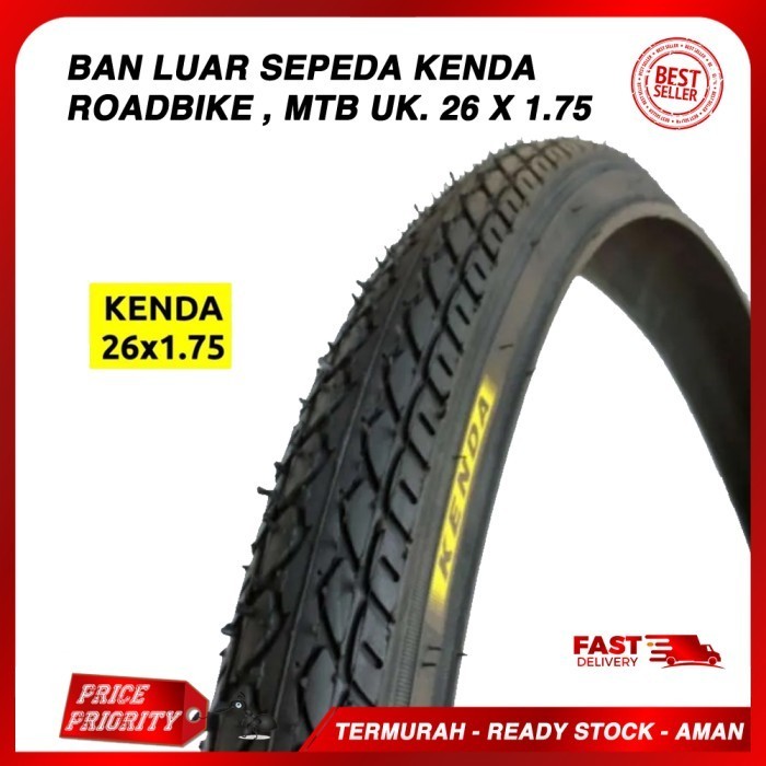Ban Luar Sepeda Kenda Roadbike MTB uk 26 x 1.75 26x175 26x1.75