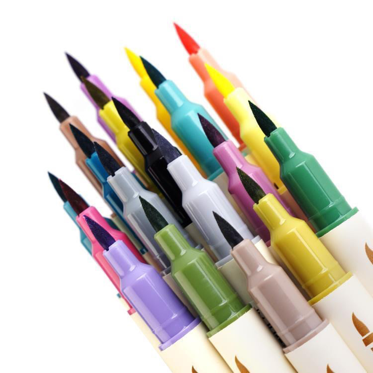 

Color Brush Pen Pastel 21 Warna / Pena Kuas Warna / Dual Brush Pen Pastel Colours Collection / 21 Warna Baru Pena Kuas / Brush Marker Pena Kuas / Warna Pulpen Pena Art Supplies Collection