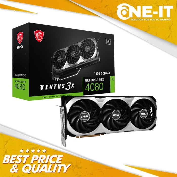 VGA MSI GeForce RTX 4080 16GB VENTUS 3X OC 16G GDDR6X RTX4080 DDR6X