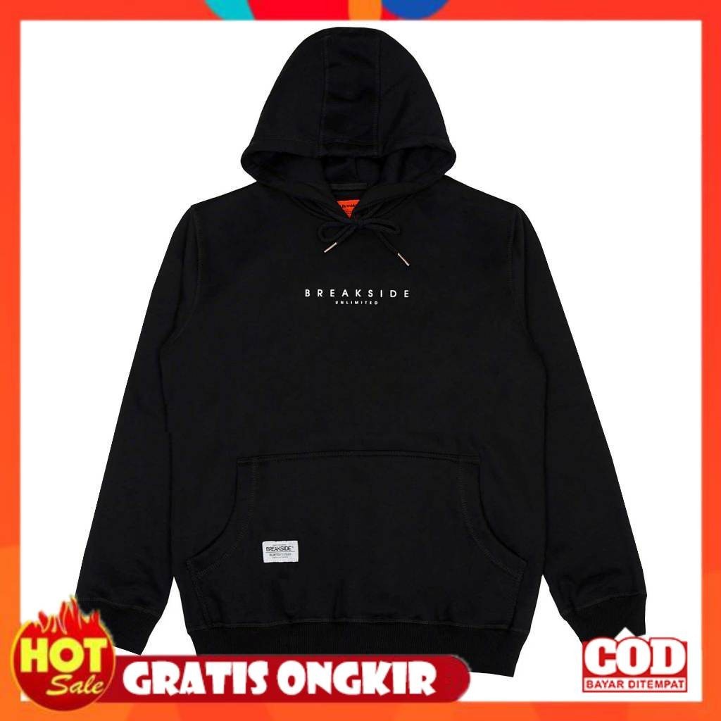[PREMIUM ORIGINAL] Breakside Hoodie Mythology - Black Hoodie Pria