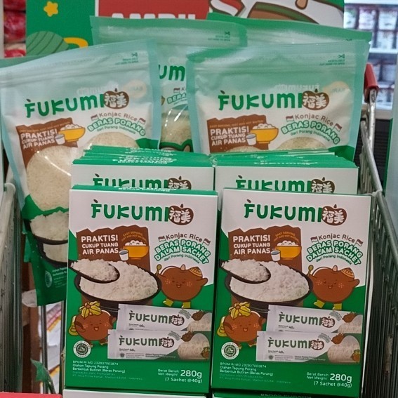 

Fukumi Beras Porang 280 gram isi 7 sachet