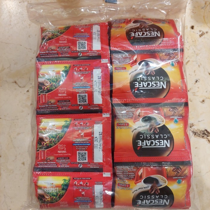 

New Promo Best Kopi Nescafe Classic Sachet - 2 gr x60 sachets