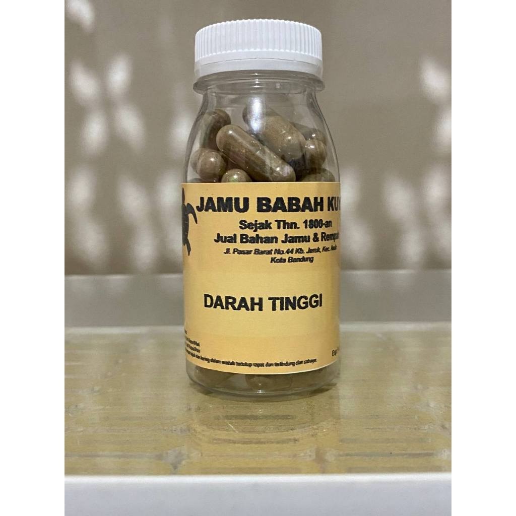 

Hemat Beli 2 Botol Jamu Babah Kuya - Hipertensi/Darah Tinggi (50 Kapsul) Herbal