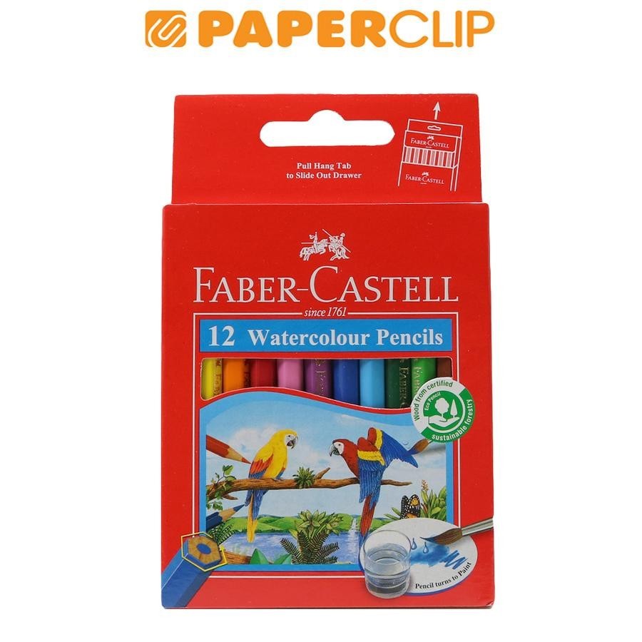 

PENSIL WARNA WATERCOLOUR FABER CASTELL RL 114461 12C