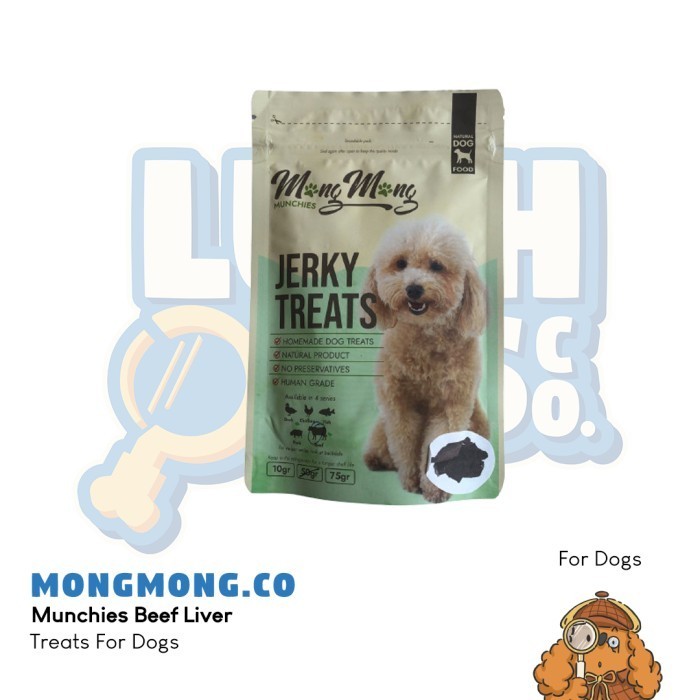 MongMong.Co Munchies Beef Liver Dog Treats
