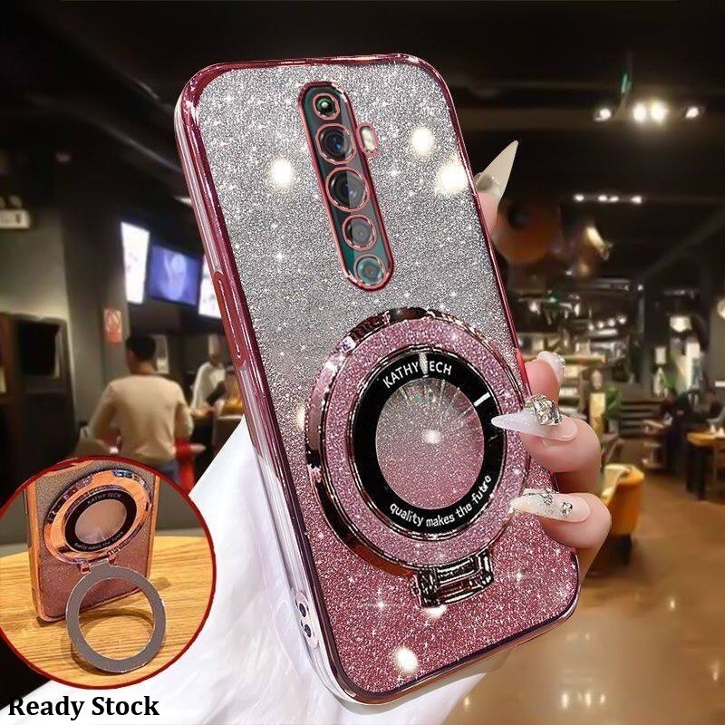 Ready Back Cover OPPO Find X8 Pro Reno2 / Reno2 F / Reno2 Z / Reno 3 13 A5 Pro Casing HP with Stand 