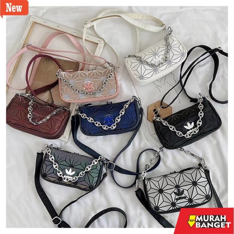 Tas Bulan Sabit Wanita SLINGBAG ADIDAS CHAIN CHUNCKY / TAS ADIDAS / SLINGBAG ADIDAS / TAS WANITA / T