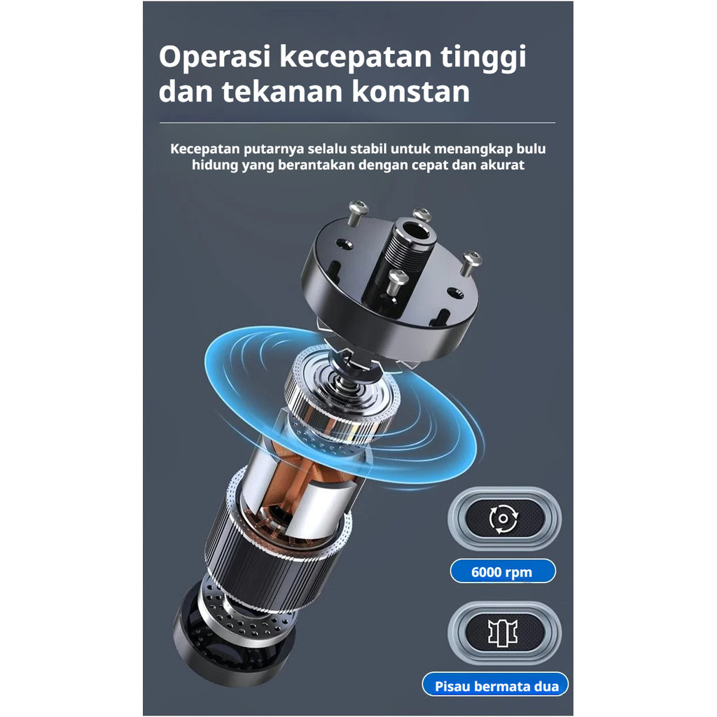 Pemangkas Bulu Hidung Elektrik/Alat Cukur Bulu Hidung/Cukur Bulu Hidung