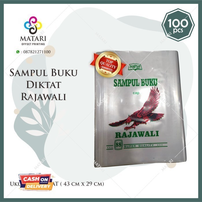 

✨LARIS✨ -Sampul Buku Plastik Diktat, Merk Rajawali, 1 PAK Isi 100 lembar