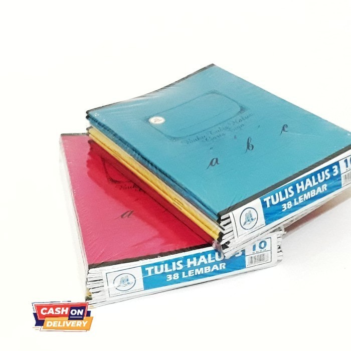 

✨LARIS✨ -Buku tulis halus Garis 3 / merk AA / isi 10 buku