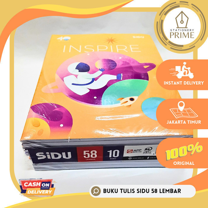 

✨LARIS✨ -Buku Tulis Sinar Dunia (Sidu) 58 lembar - Marvel