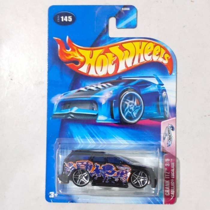 Hotwheels Cadillac Escalade hitam 2004 Crank Itz