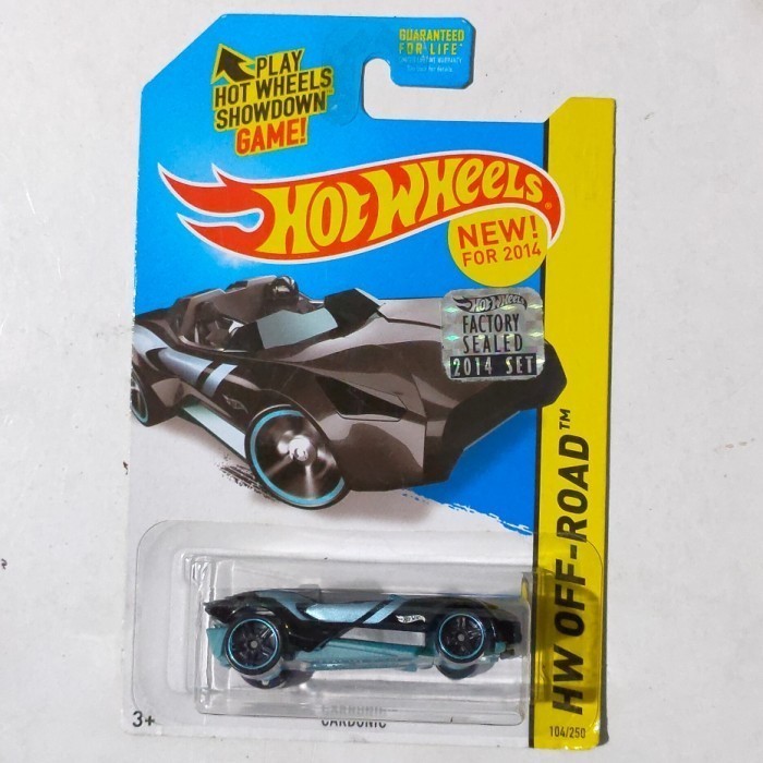 Hotwheels Carbonic hitam Factory Sealed 2014  Off Road
