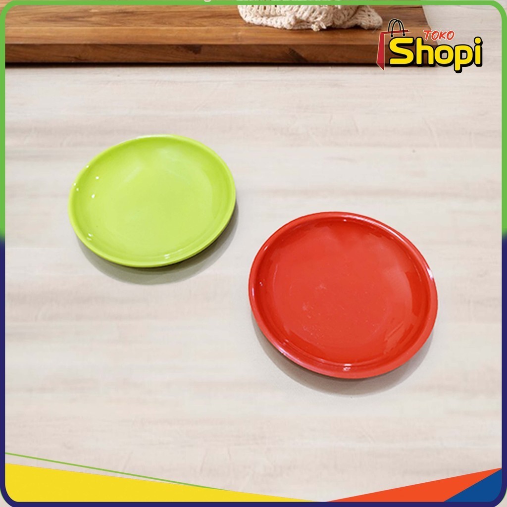 Piring Sambal Kecil Tempat Sambal Melamin Piring Saos -Piring Kecil 𝕋𝕊 3099