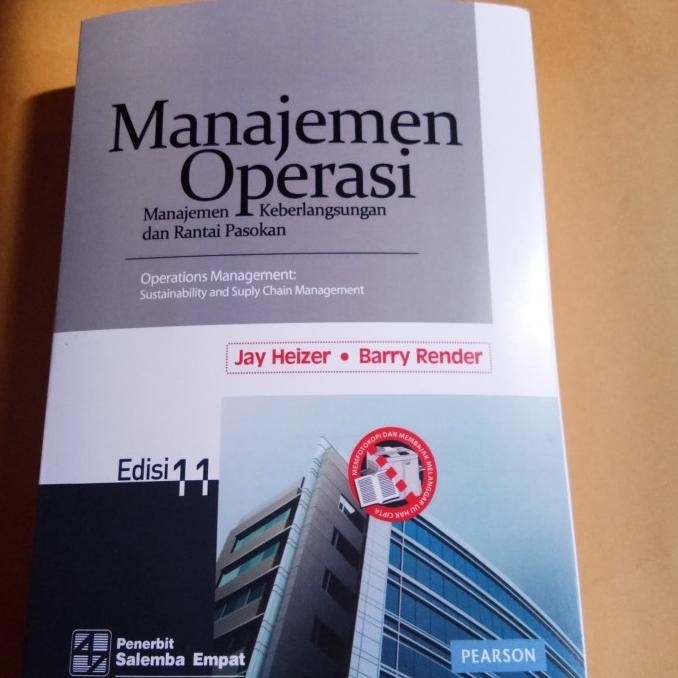 

manajemen operasi edisi 11 by heizer dan render versi bk tipis gda cd