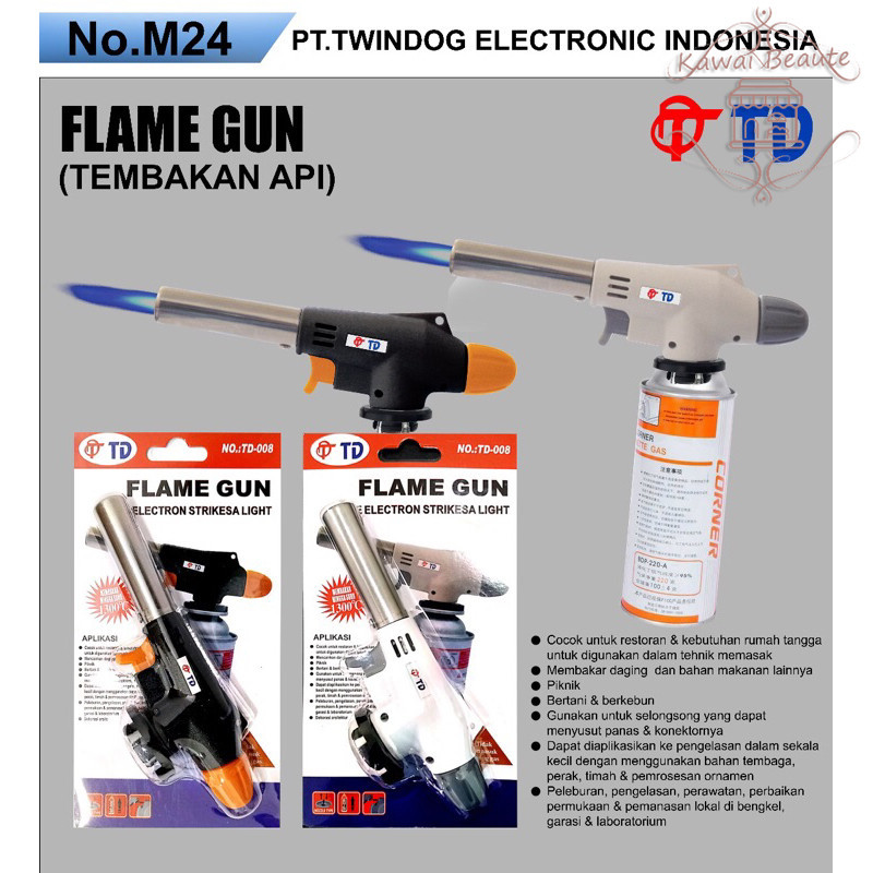 PORTABLE GAS TORCH FLAME GUN PEMANTIK GAS PORTABLE BLOW TORCH FLAME GUN
