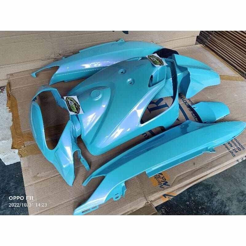 Body Custom Warna Biru Langit Lembayun Ungu Mio Lama Sporty // Mio New Smile