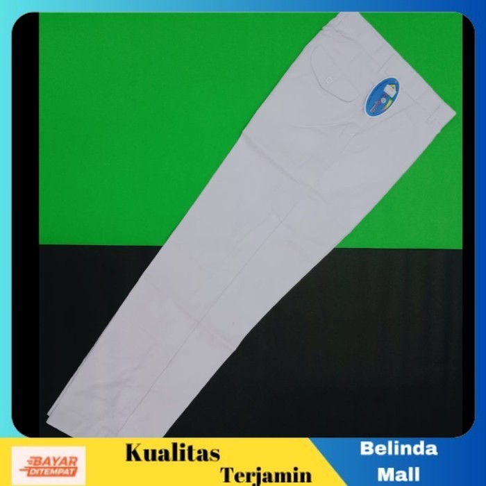 

⭐COD⭐ MURAH SERAGAM SEKOLAH CELANA PUTIH PANJANG SMP/SMA UK.25
