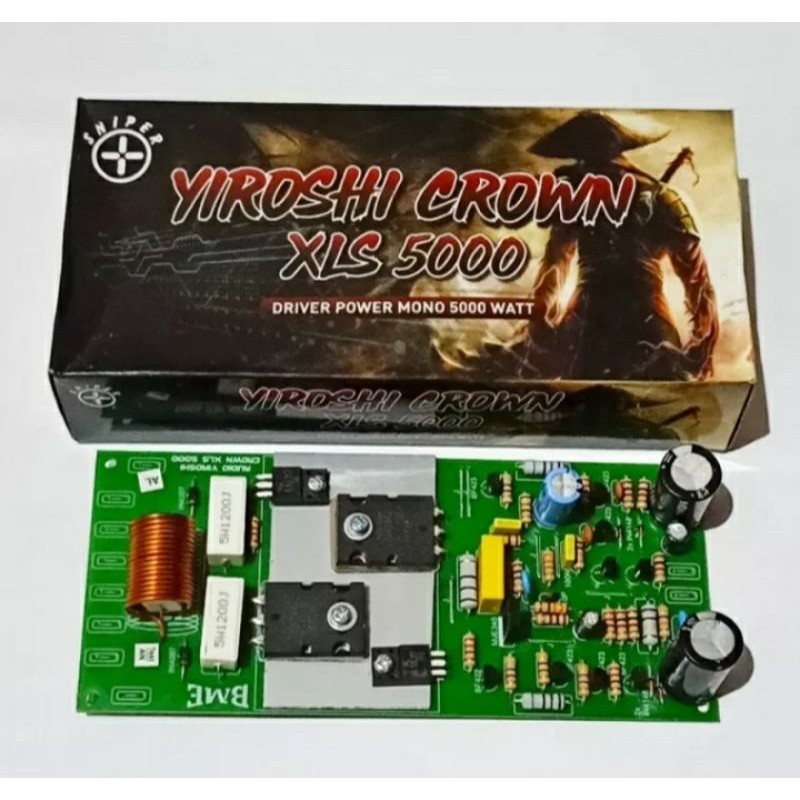 KIT DRIVER YIROSHI CROWN XLS 5000 WATT MONO By BME