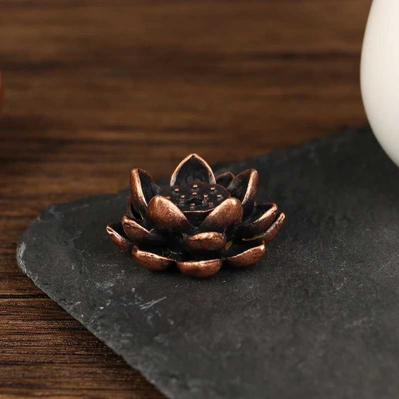 JM Tempat Dupa Stik Incense Holder 1 Lubang Double Lotus Mini WMO YUYJB1