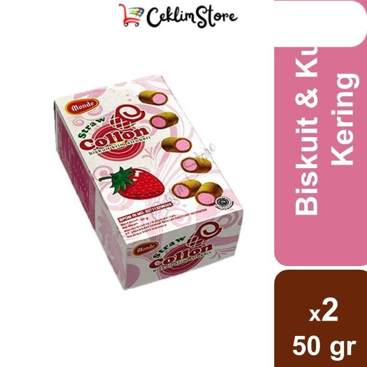 

Monde Strawberry Collon 40 gr x2