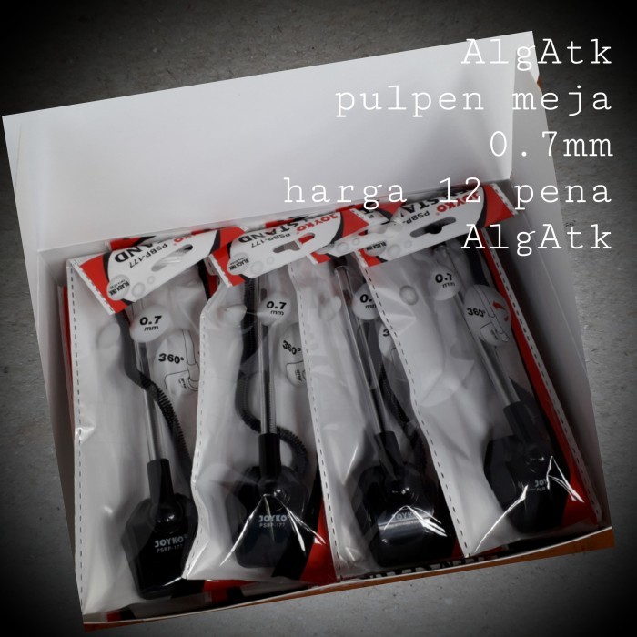 

Pen Stand Joyko. Pena Berdiri PSBP-177. 0.7mm. Isi 12 pcs. - Hitam