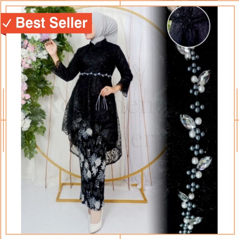 KEbaya Modern Masa Kini Style Keren Murah Premium / New Pict  Setelan Kebaya Lesti Hijab Modern / Ke