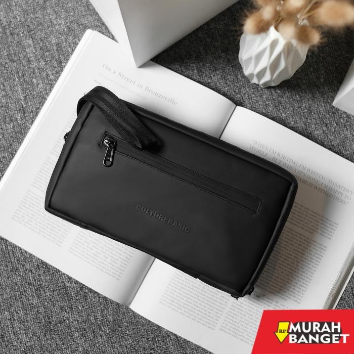 tas selempang pria kekinian Culture Basic | Harley Clutch Bag Cowok | Tas Selempang Pria