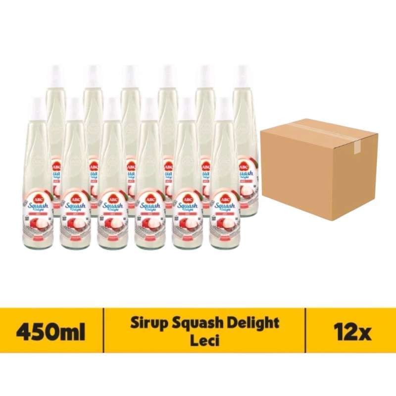 

ABC Sirup Squash Delight Rasa Leci 1 Karton (450ml x 12 Botol)