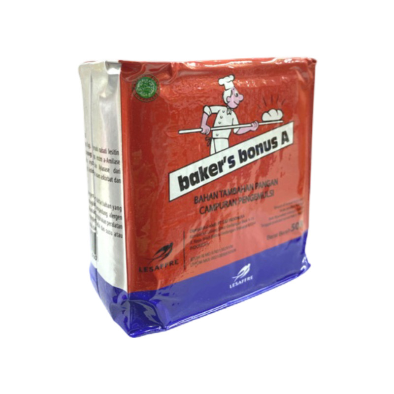 

Baker’s Bonus A Bread Improver 500gr / Pelembut Roti Bakers Bonus 500gr