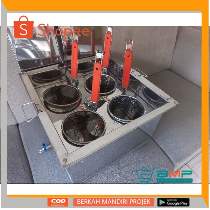 Panci Mie Ayam 4 Lubang - Dandang Mie Kocok 4 Lubang