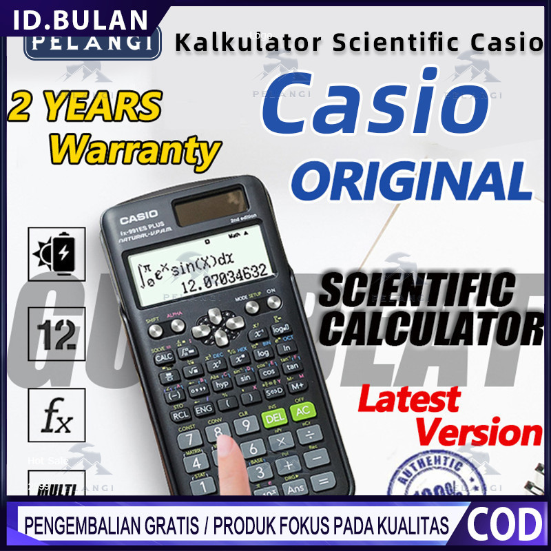 

Kalkulator Scientific Casio FX-991EX Classwiz Asli dan Bergaransi Kalkulator Scientific Casio ilmiah FX-991EX/991ES-Plus Calculator Scientific Casio Kalkulator Casio Scientific 417 Fungsi/Dua Sumber Tenaga Baterai Dan Tenaga Matahari/40 Konstanta Rumus