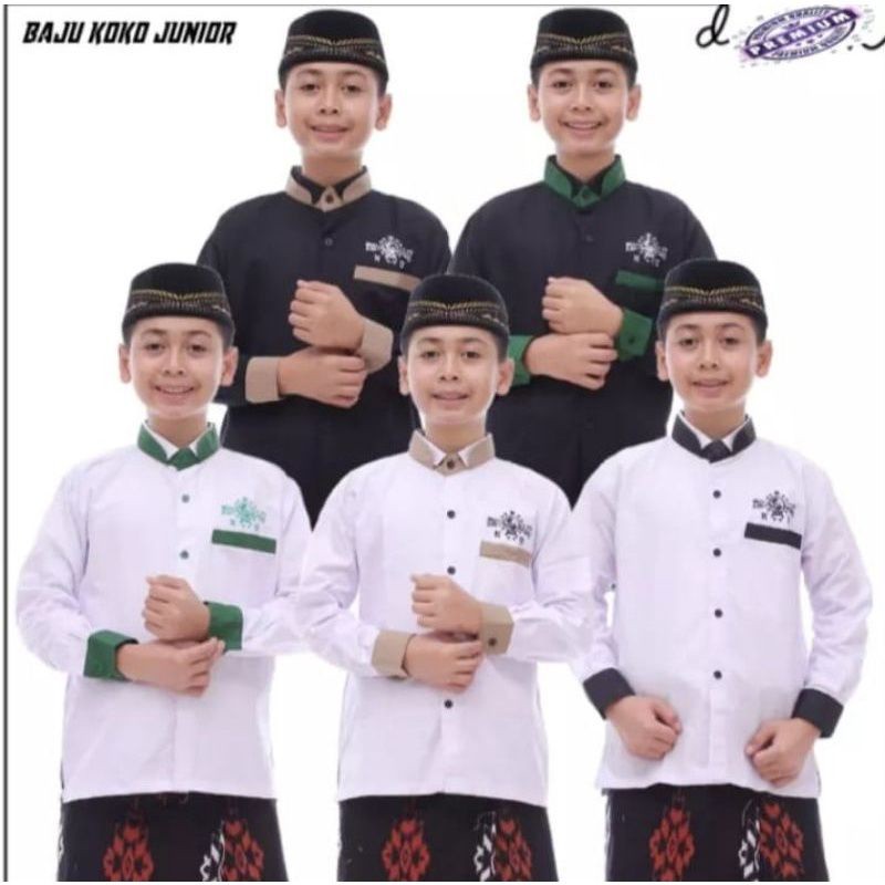 Baju LebaranBaju koko anak NU remaja SD SMP // koko NU anak // koko anak