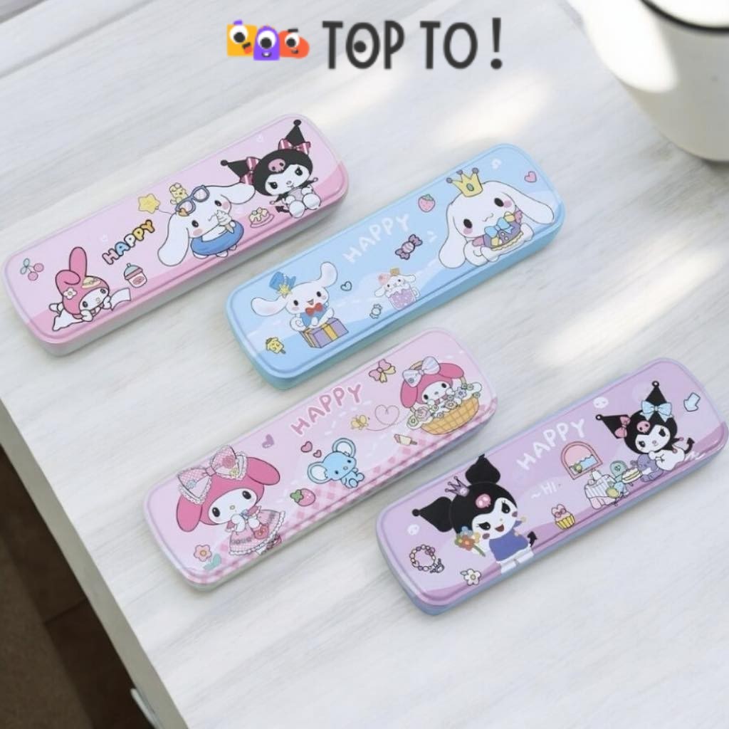 

(2susun) Kotak Pensil Kaleng Tempat Pencil Case Tepak Pensil Box Murah Karakter Murah