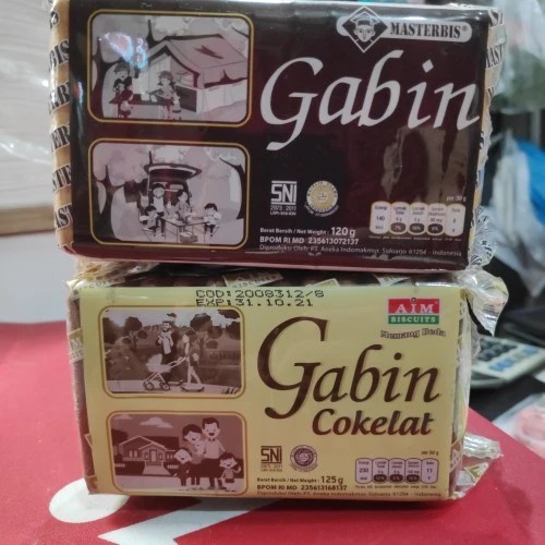 

BISCUIT GABIN AIM - Original / Cokelat 125G pusat grosir jajan lebaran