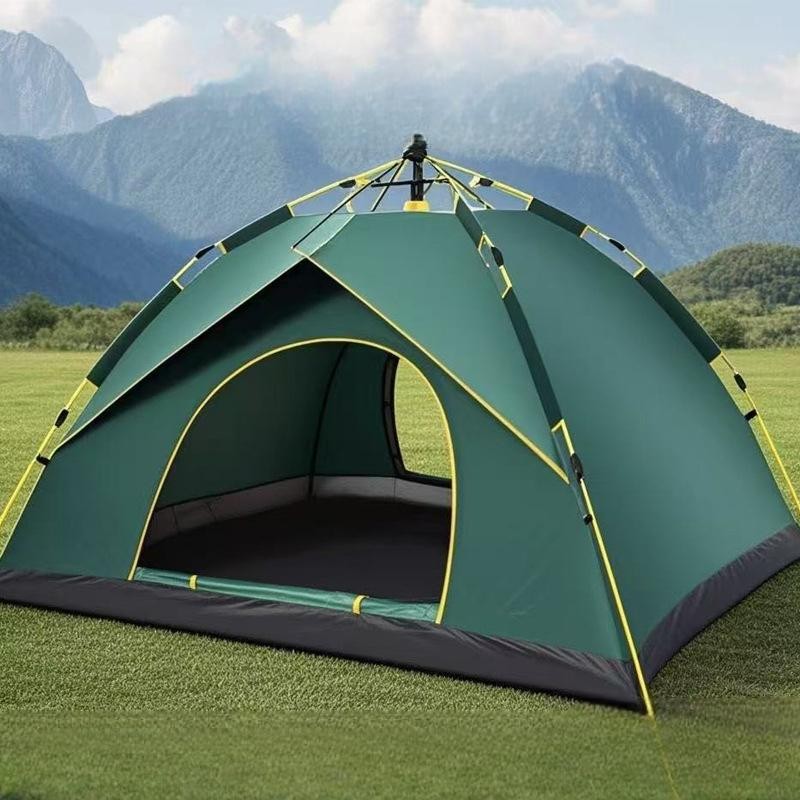 Tenda Camping Gunung Kapasitas 4 Orang Tenda Dome Waterproof Outdoor Anti Hujan Tenda Kemah Praktis