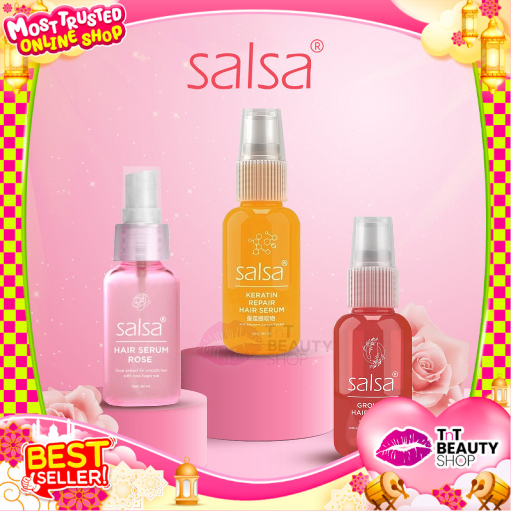 SALSA Hair Serum | Perawatan Rambut Keratin & Growth Treatment | 80ml | Tnt beauty shop