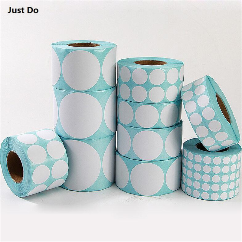 

Round Thermal label Round Stickers Thermal Label Sticker Paper Supermarket Price Blank Barcode Label Direct Print Waterproof