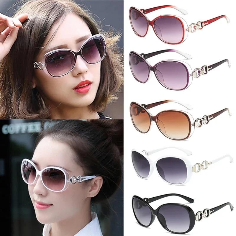 

Sunglasses Ladies Anti-Ultraviolet Jade Crystal Texture Sun Glasses Gradient Black Outdoor Sunglasses Oculos Sol Feminino