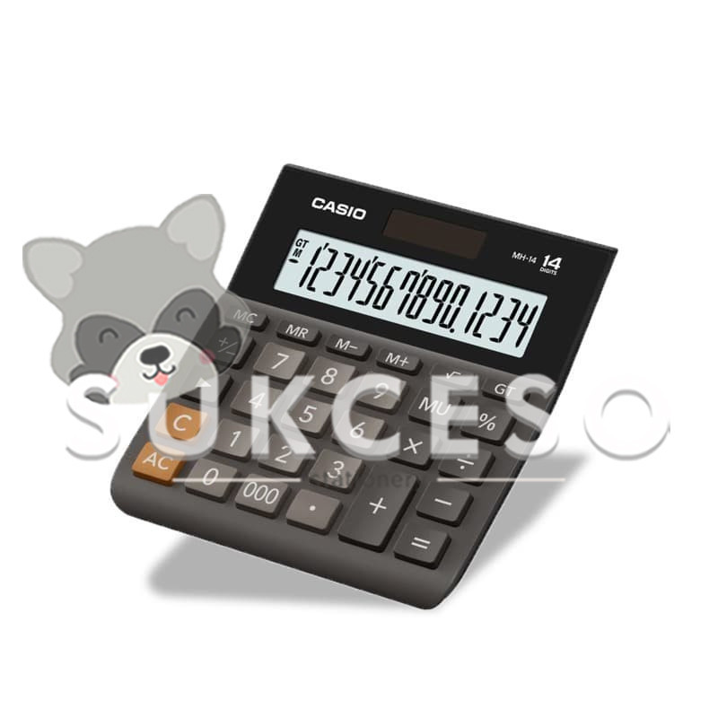 

Casio Calculator MH-14 / - Kalkulator Keuangan 14 Digit Tipe Mini