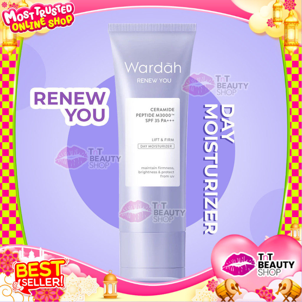 Wardah Renew You Anti Aging Day Cream Tube 15ml | TnT Beauty Shop