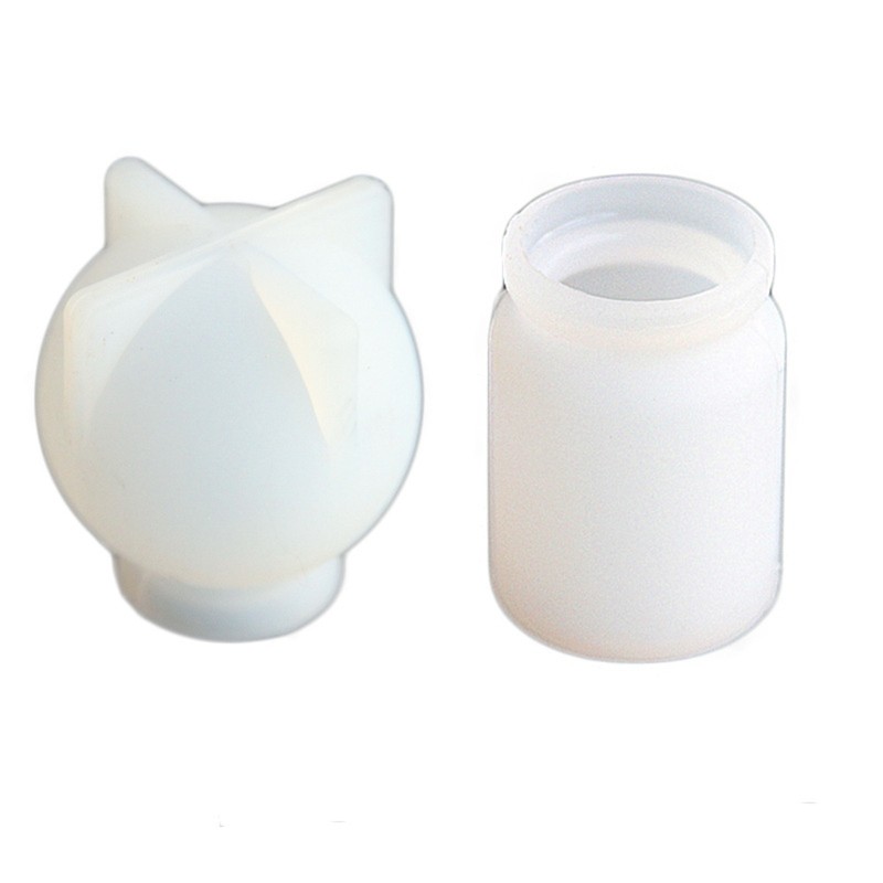 

2 Pieces Epoxy Crystal Resin Silicone Mold Small Bottle Storage Box Mold for DIY Home Decoration Pendant Jewelry Making R3MC