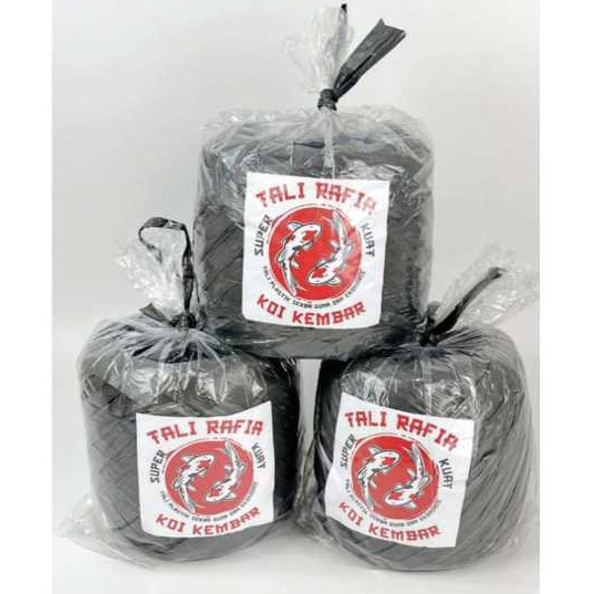 

TALI RAFIA 1kg Hitam Tebal