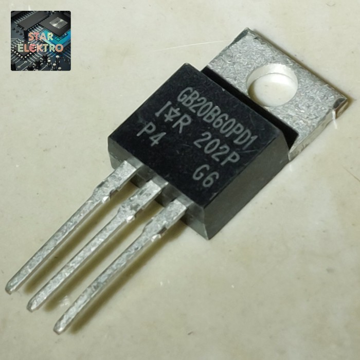 DnG27 GB20B60PD1 To-220 20B60 GB20B60 IRGB20B60PD1 SMPS IGBT 20A 600V Transistor N-Channel IR GB20B6
