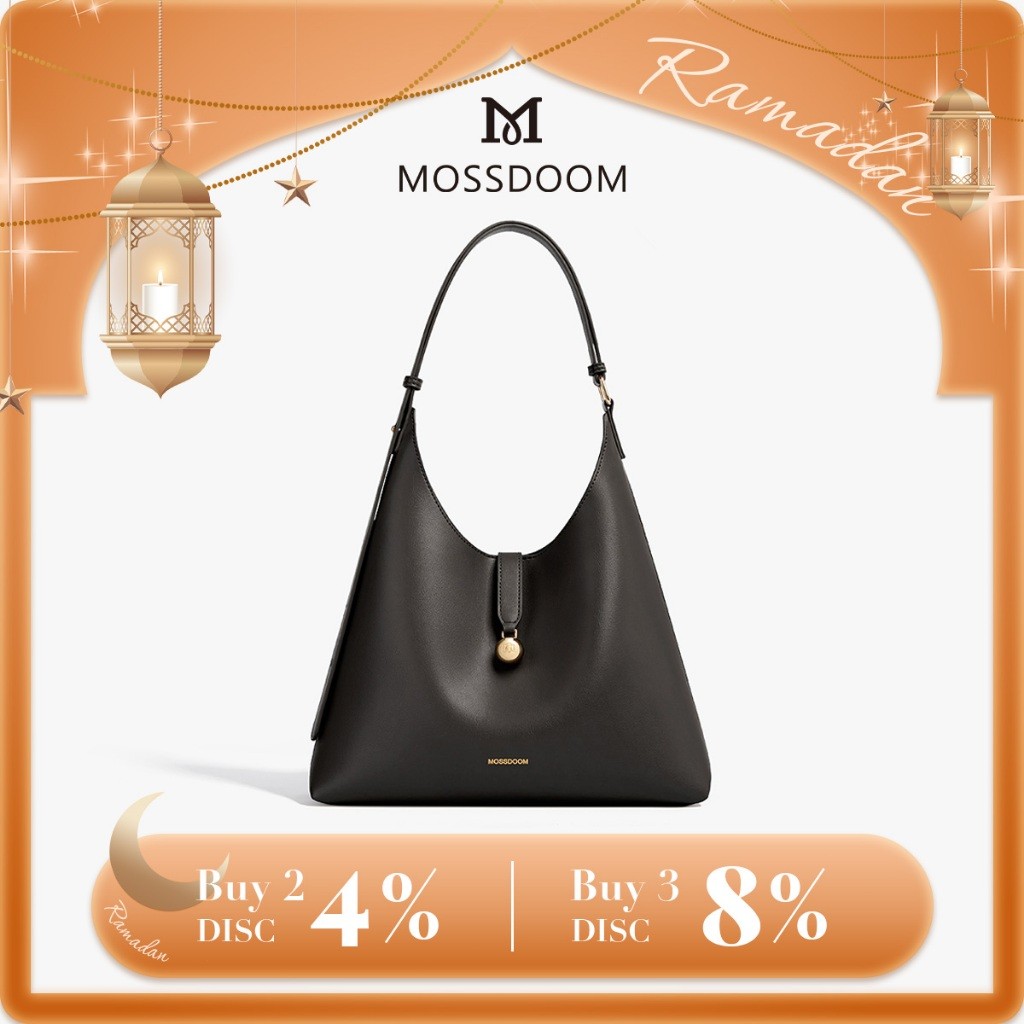 MOSSDOOM Gio Bag Golden Time Ramblings Designer Collection Tas Bahu Gio Bag Kemewahan Ringan Dengan 