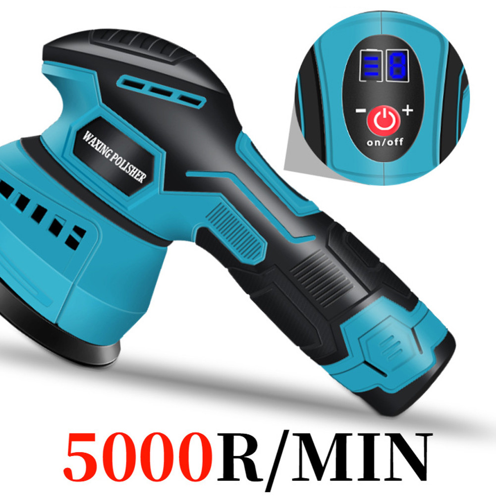 

Cordless Car Polisher Electric Auto Polishing Machine Home Cleaning Metal Waxing Wood Sanding Rust Removal Machine
